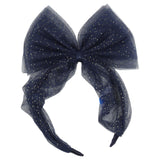 Mayoral Navy Hairband With Gliter Dots