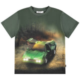 Molo Green Car Graphic T-Shirt
