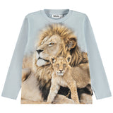 Molo Blue Reif Lion Family T-Shirt