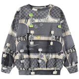 Molo Grey Skate Deck Sweatshirt