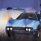 Molo Blue Car Graphic Sweatshirt