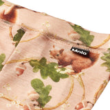 Molo Peach Squirrel Forest Print Leggings