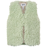 Molo Green Faux Fur Gilet