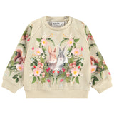Molo Green Forest Bunny Print Sweatshirt