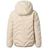 Molo Cream Puffer Hoodie Jacket