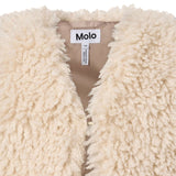 Molo Ivory Faux Fur Gilet
