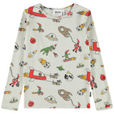 Molo Beige Spacy Nights Print Nightsuit