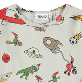 Molo Beige Spacy Nights Print Nightsuit