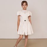 LaTaRa Jacquard Short Dress