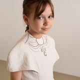 LaTaRa Jacquard Short Dress