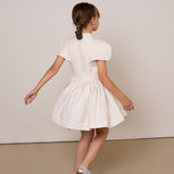 LaTaRa Jacquard Short Dress