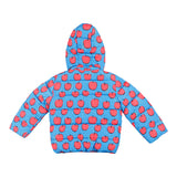 Apple Print Puffer Jacket