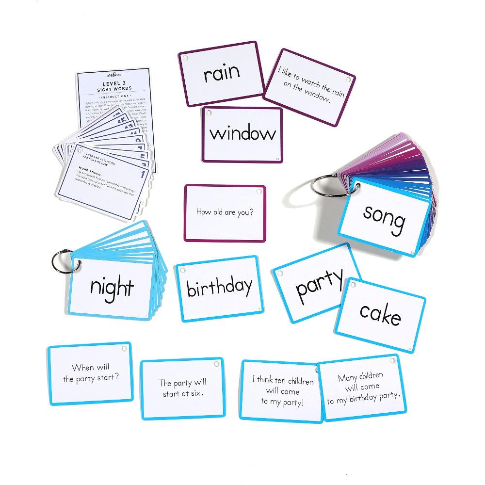 Flash Cards -Sight Words Level 3