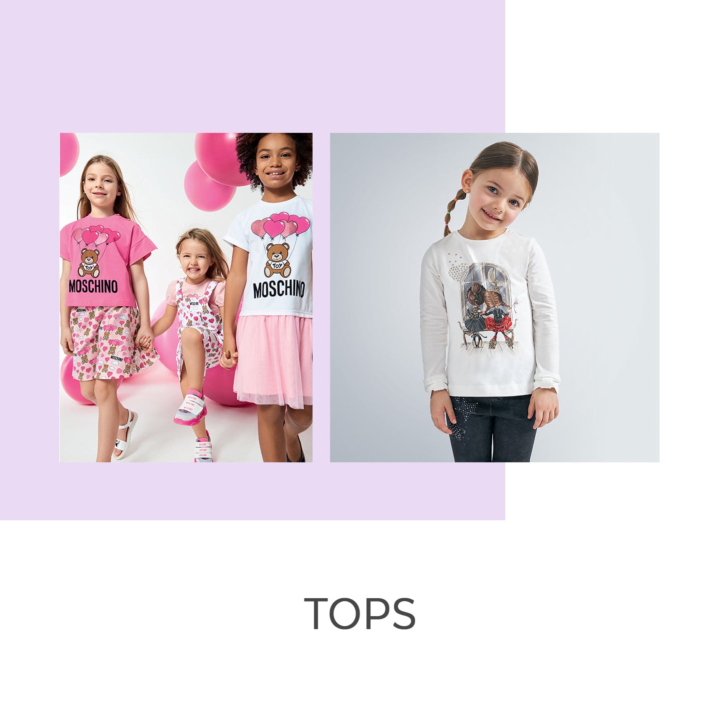 Girls>Tops banner