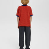 Choupette Red-Blue Stripe T Shirt