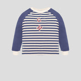 Choupette Blue Stripe Combined T-Shirt