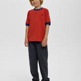 Choupette Red-Blue Stripe T Shirt