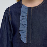 Choupette Elegant Denim Dress