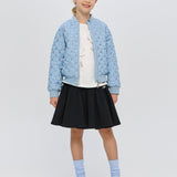 Choupette Blue Denim Bomber Jacket
