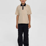 Choupette Black Twill Trousers