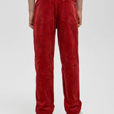 Choupette Red Corduroy Trousers