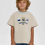 Choupette Beige Printed Teddy T Shirt