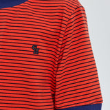 Choupette Red-Blue Stripe T Shirt