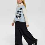 Choupette Blue Printed Turtleneck