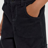 Choupette Black Twill Trousers