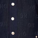 Choupette Branded Denim Bomber Jacket