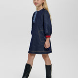 Choupette Elegant Denim Dress