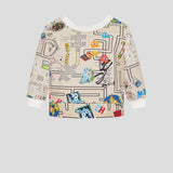 Sweatshirt,branded print(62)