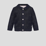Choupette Branded Denim Bomber Jacket