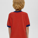 Choupette Red-Blue Stripe T Shirt