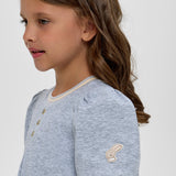 Choupette Grey Elegant Jersey Dress