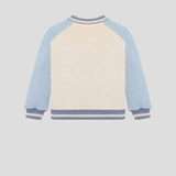 Choupette Beige And Blue Bomber Jacket