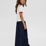 Choupette Navy Denim Trousers