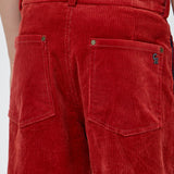 Choupette Red Corduroy Trousers