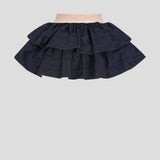 Choupette Blue Flounces Denim Skirt