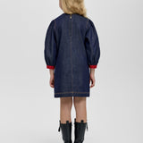 Choupette Elegant Denim Dress