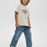 Choupette Beige Printed Teddy T Shirt