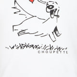 Choupette White Animal Print T Shirt