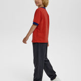 Choupette Red-Blue Stripe T Shirt