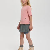Choupette Peach Knitted Sweatshirt