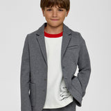 Choupette Dark Grey Blazer + Pants With Teddy