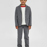 Choupette Dark Grey Blazer + Pants With Teddy