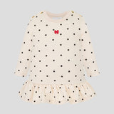 Choupette Milky Stylish Doted Dress