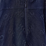 Choupette Navy Denim Pinafore Dress