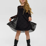 Choupette Black Mesh Dress