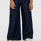 Choupette Navy Denim Trousers